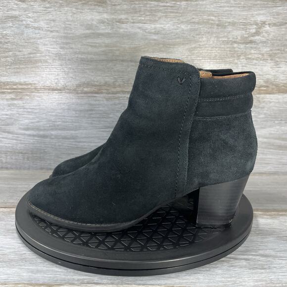 Vionic Shoes - Vionic Women’s Jessie Black Suede Zip Up Ankle Booties Size 8.5